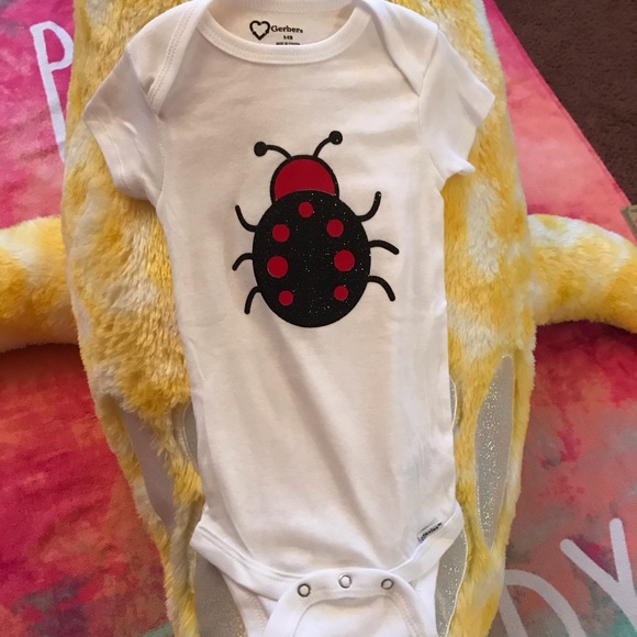 Ladybug Graphic Bodysuit - Picture 3 of 7